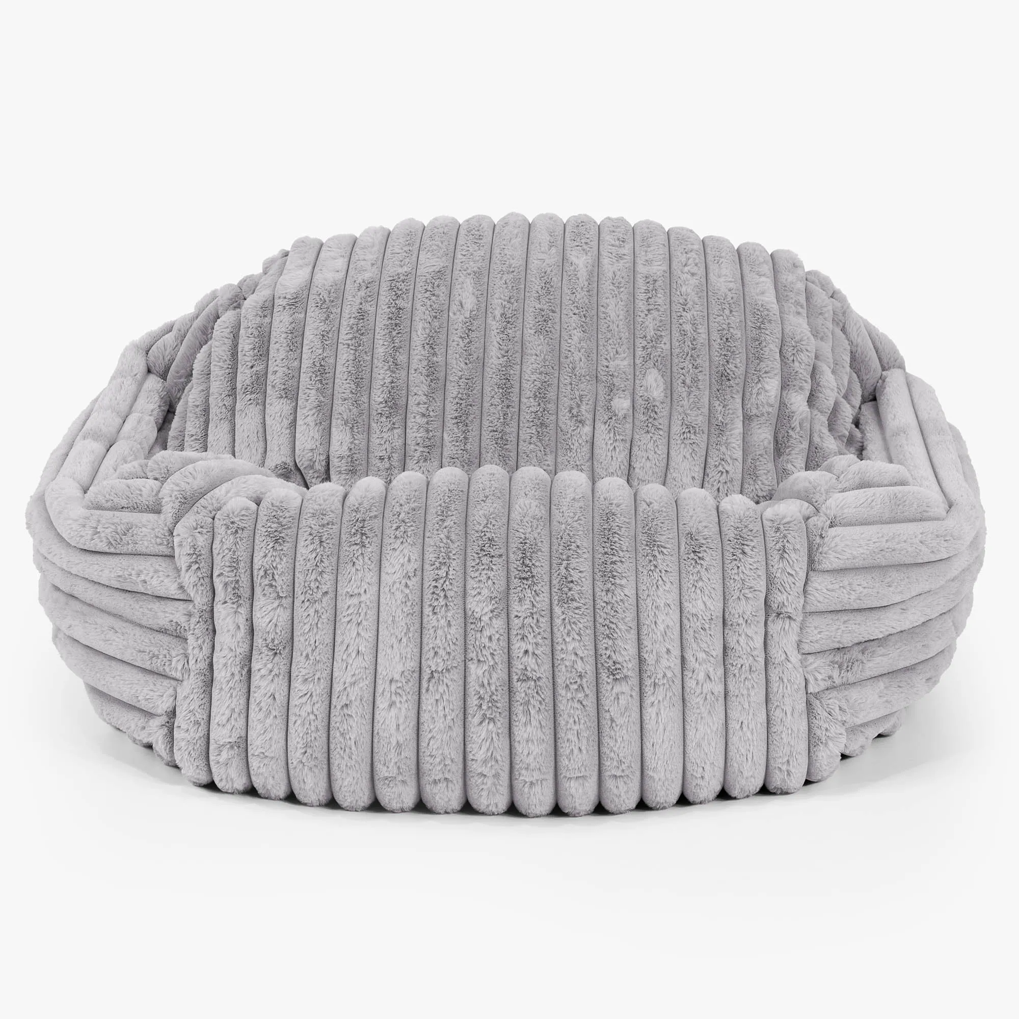 Sabine Bean Bag Armchair - Ultra Plush Cord Grey