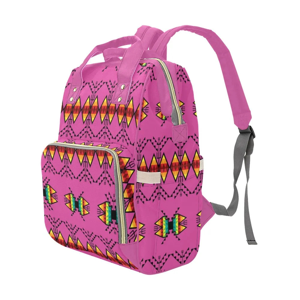 Sacred Trust Pink Multi-Function Diaper Backpack/Diaper Bag