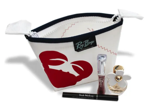 Sailcloth Make Up Bag Crab Style