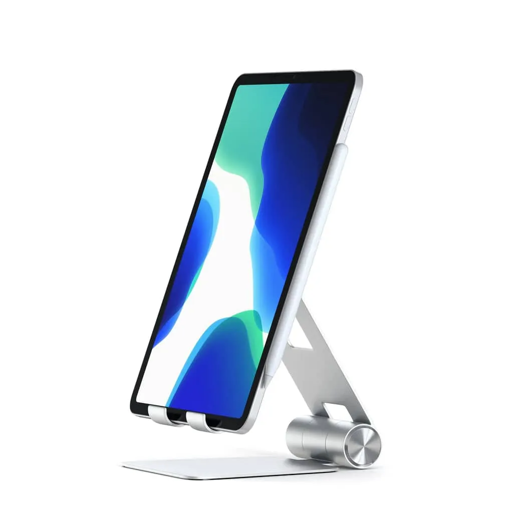 Satechi R1 Foldable Mobile Stand for Laptops & Tablets (Silver)