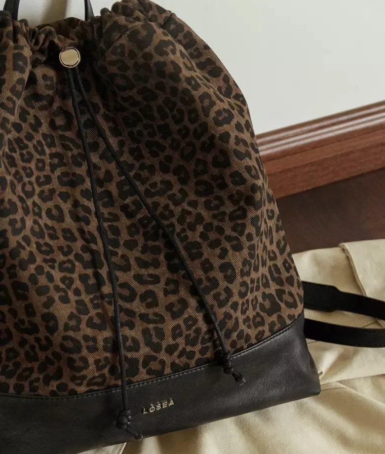 SAVANNAH leopard print backpack | New Arrival