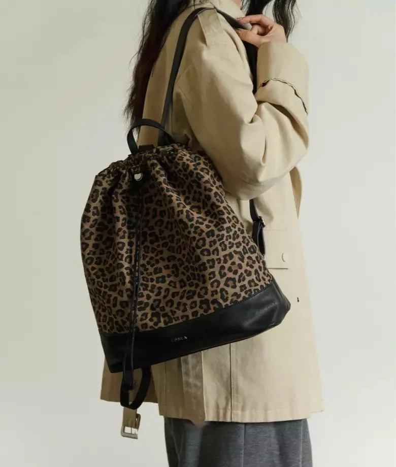 SAVANNAH leopard print backpack | New Arrival