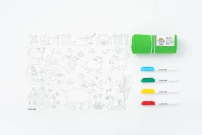 Scribble Mat On the Farm Reusable Colouring Mat