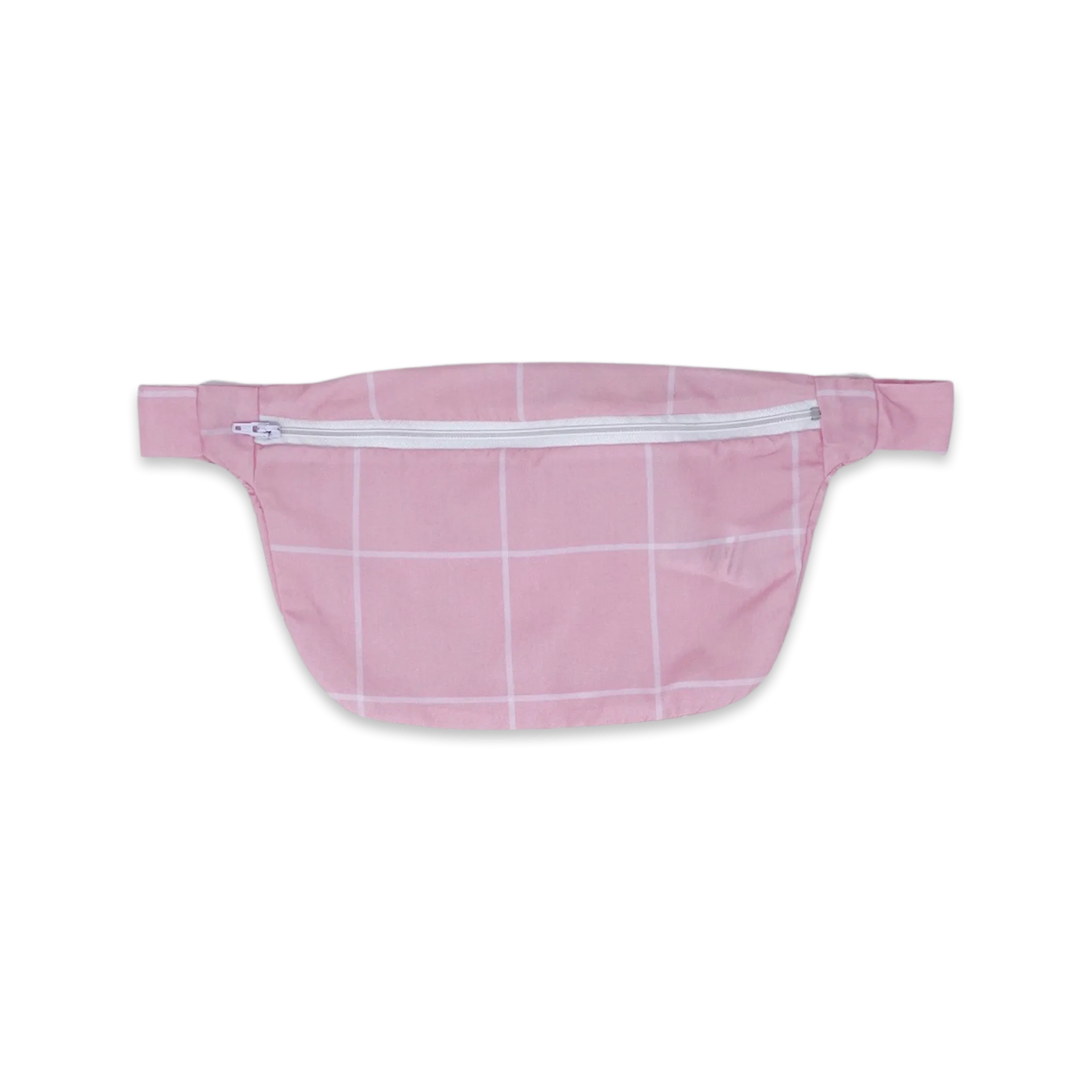 SET Pink Windowpane Fanny Pack