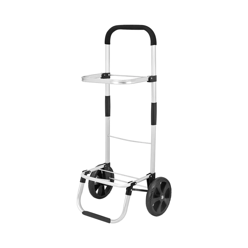 Shopping Trolley Cart Foldable 45KG - Black