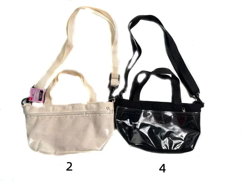 Shoulder Bag -With Clear Pocket-