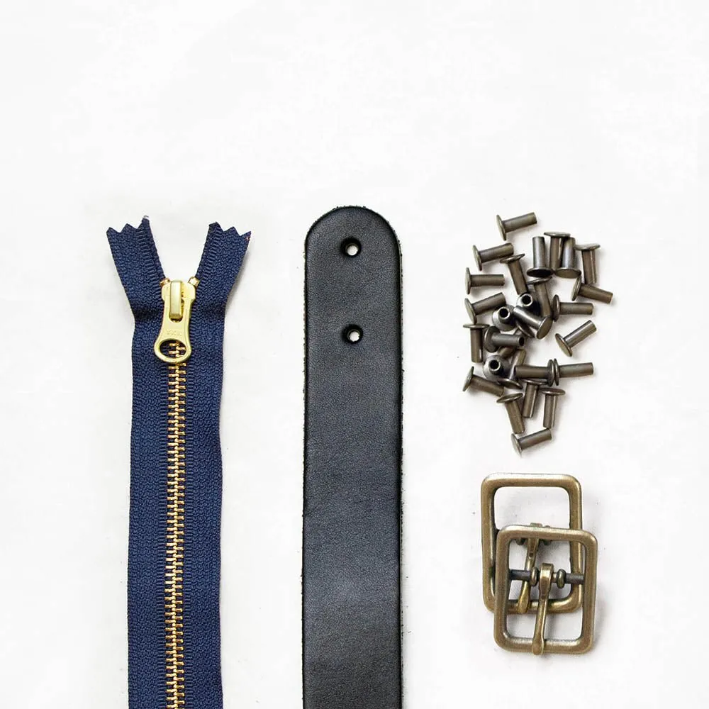 Slabtown - Black Leather   Hardware Kit