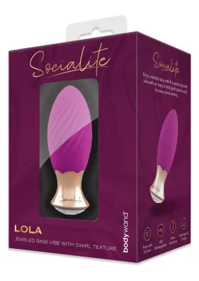 Socialite LOLA Jeweled Base Vibe with Swirl Texture