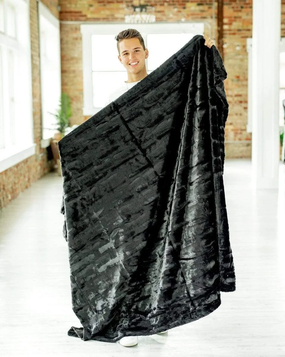 Sorbet Black Blanket