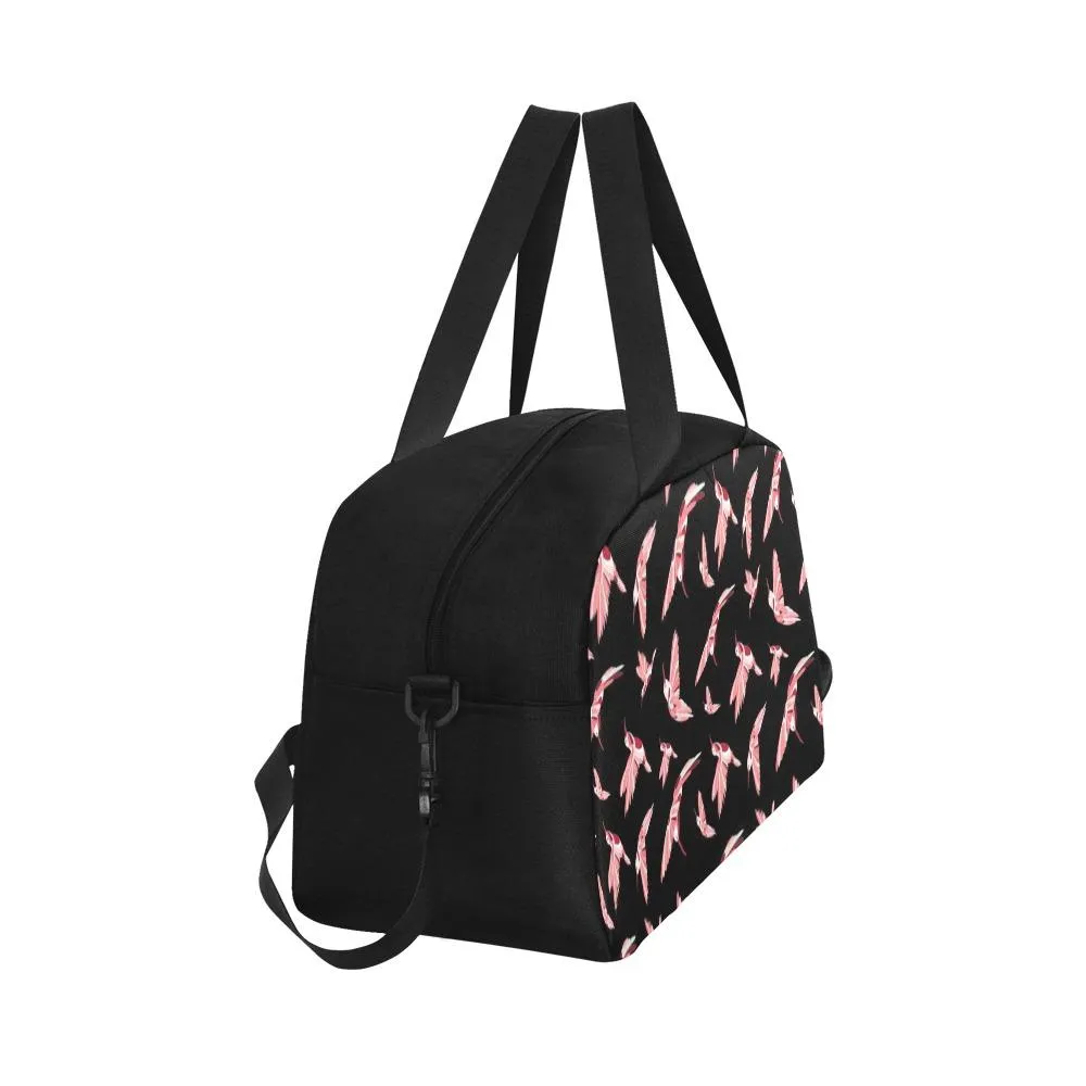 Strawberry Black Fitness Handbag