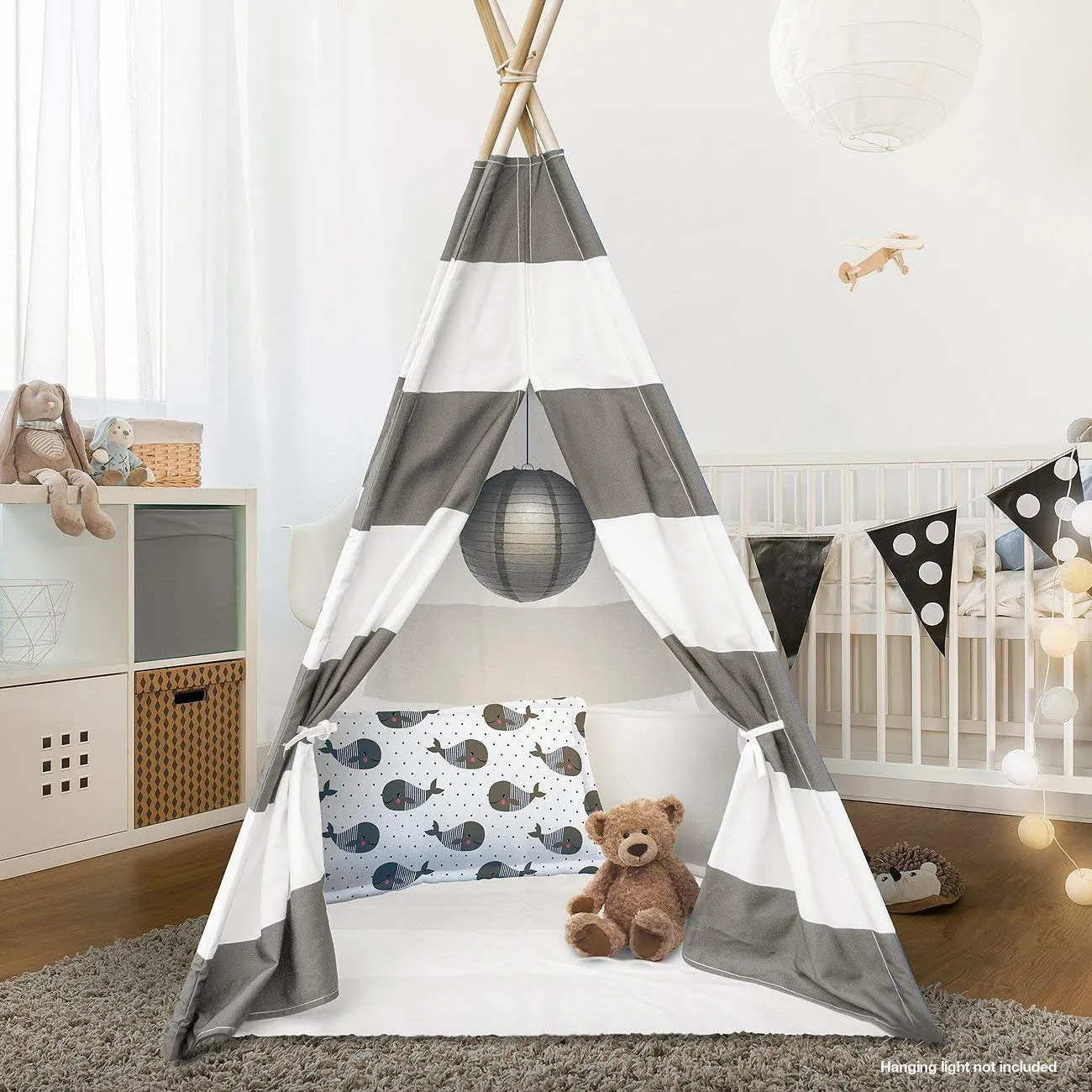 Striped Teepee Tent for Kids