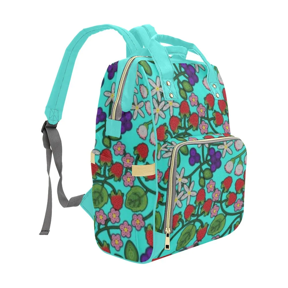 Takwakin Harvest Turquoise Multi-Function Diaper Backpack/Diaper Bag