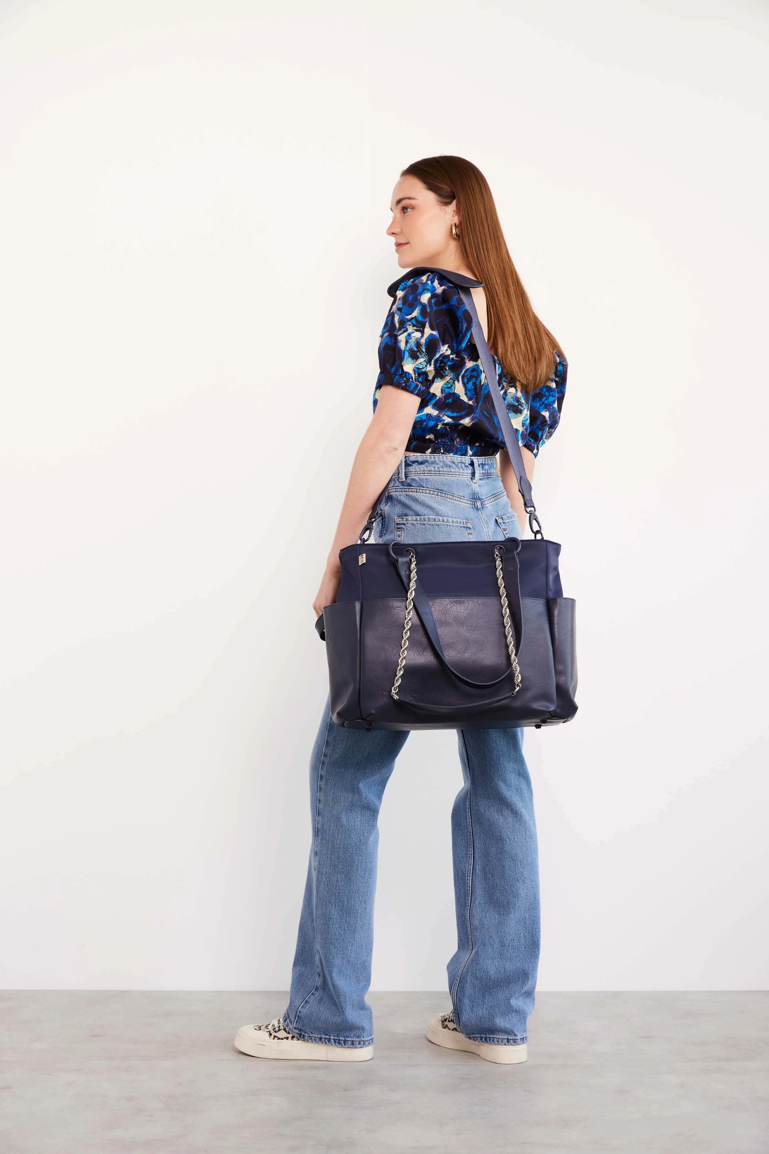 The Diaper Bag in Navy