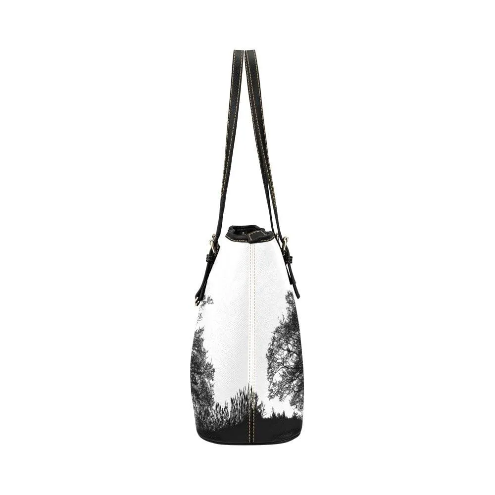 Tote Bag, Black & White Tree Print  - T588233 by inQue.Style