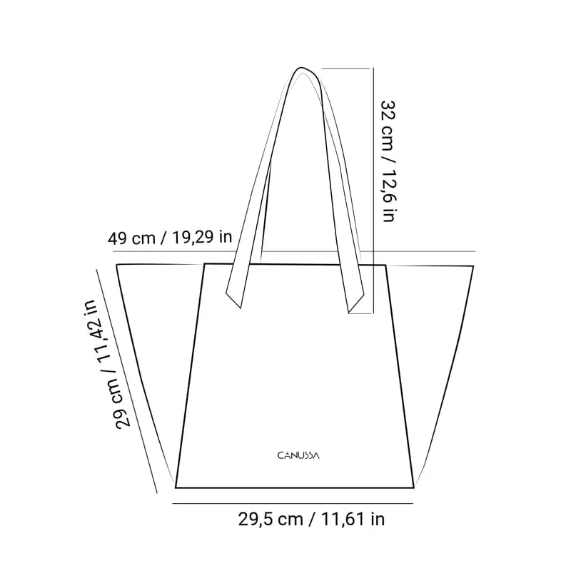 Totissimo Foldable Vegan Leather Tote Bag | Orange