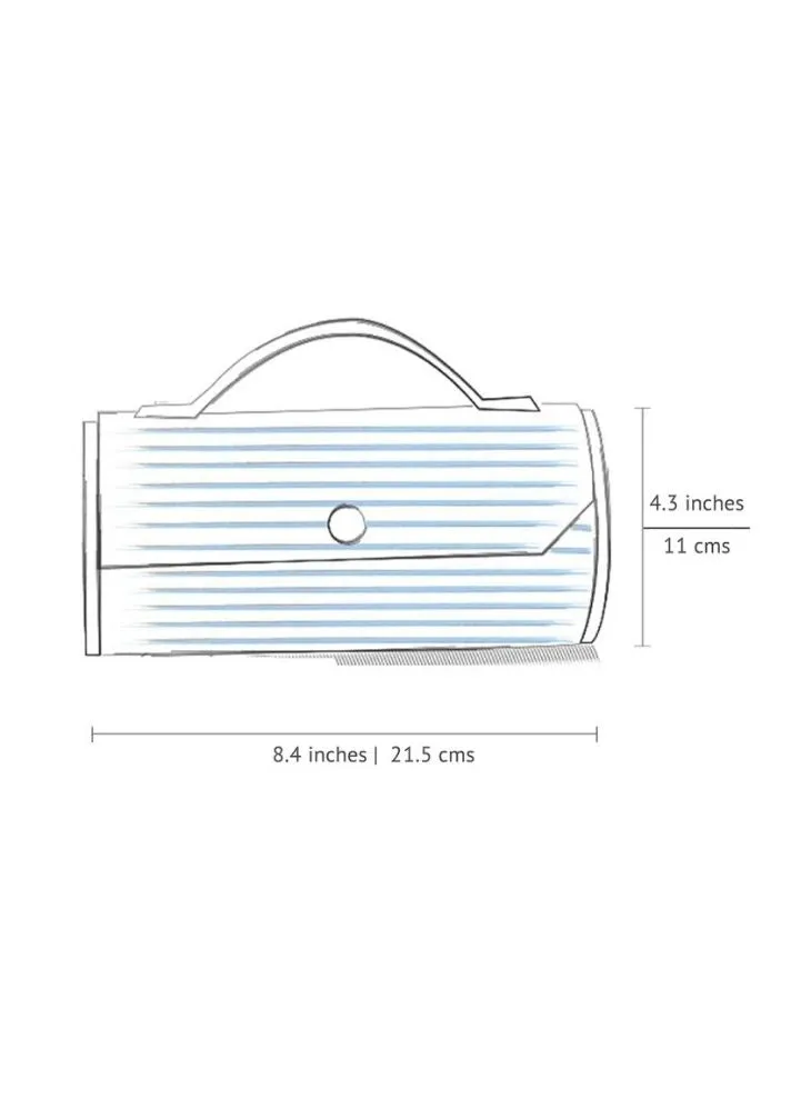 Varsham Round Clutch - Changeable Sleeve