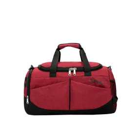 Vintage Multi-Dimensional Travel Bag- Red