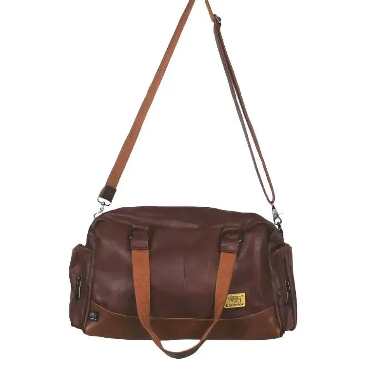 Vintage Style Crossbody Travel Bag