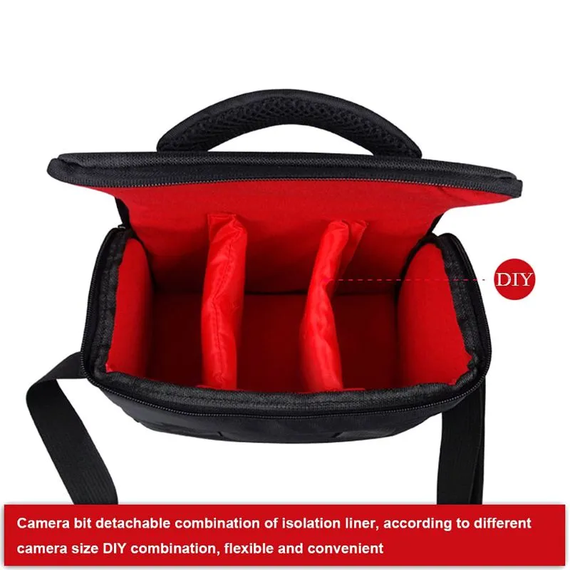 Waterproof Waterproof Nylon Camera Shoulder Bag Carrying Case for Canon EOS 77D 70D 80D 4000D 2000D 5D Mark IV III 60D 6D 7D II