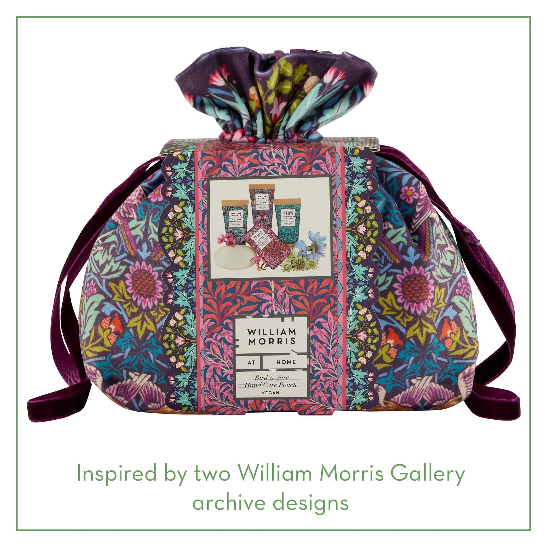 William Morris Bird & Yare Velvet Pouch Gift Set