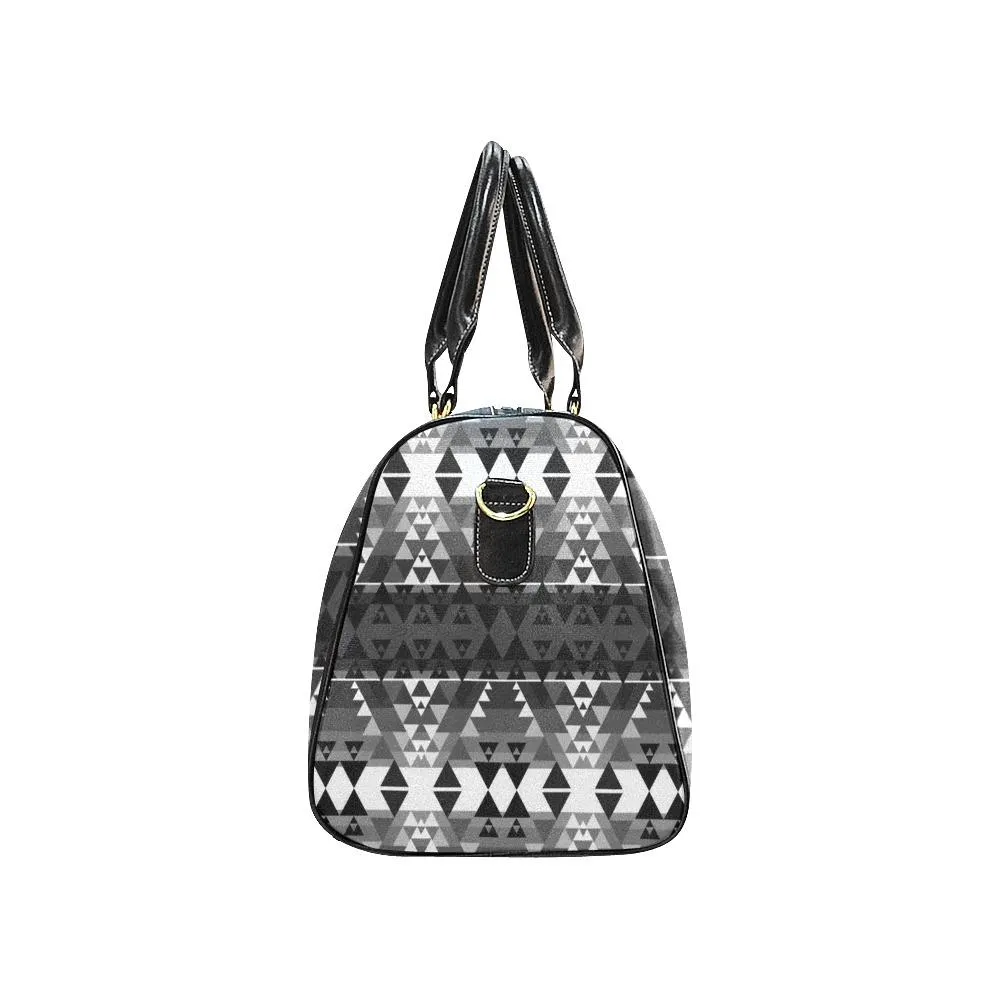 Writing on Stone Black and White Waterproof Travel Bag/Small