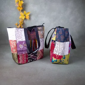 XL Shoppers Tote Multi Colour Prints